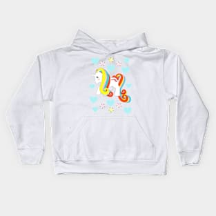 Springtime Unicorn Kids Hoodie